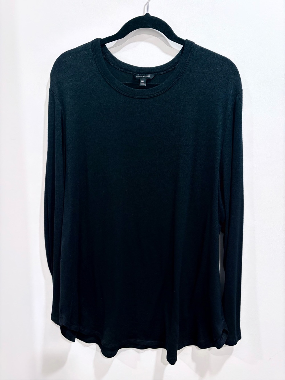 Banana Republic Luxespun Black Tunic Sweater - Size XXL